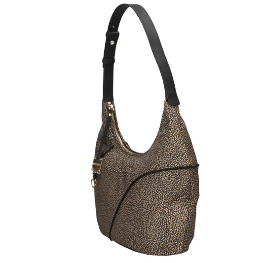 BORBONESE Borse 91010112-AJ0 OP NAT/NERO - Borbonese
