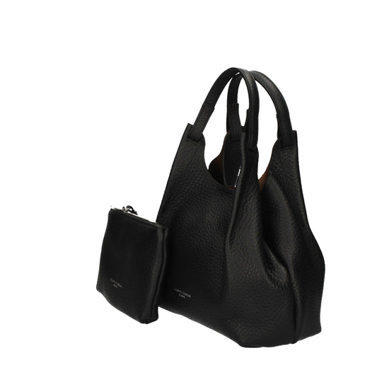 GIANNI CHIARINI Borse BS 9719 RNGDBL NERO-CASTORO - Woman