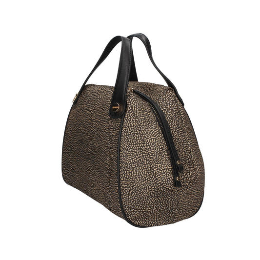BORBONESE Borse 924846-I15 OP NAT/NERO - Borbonese