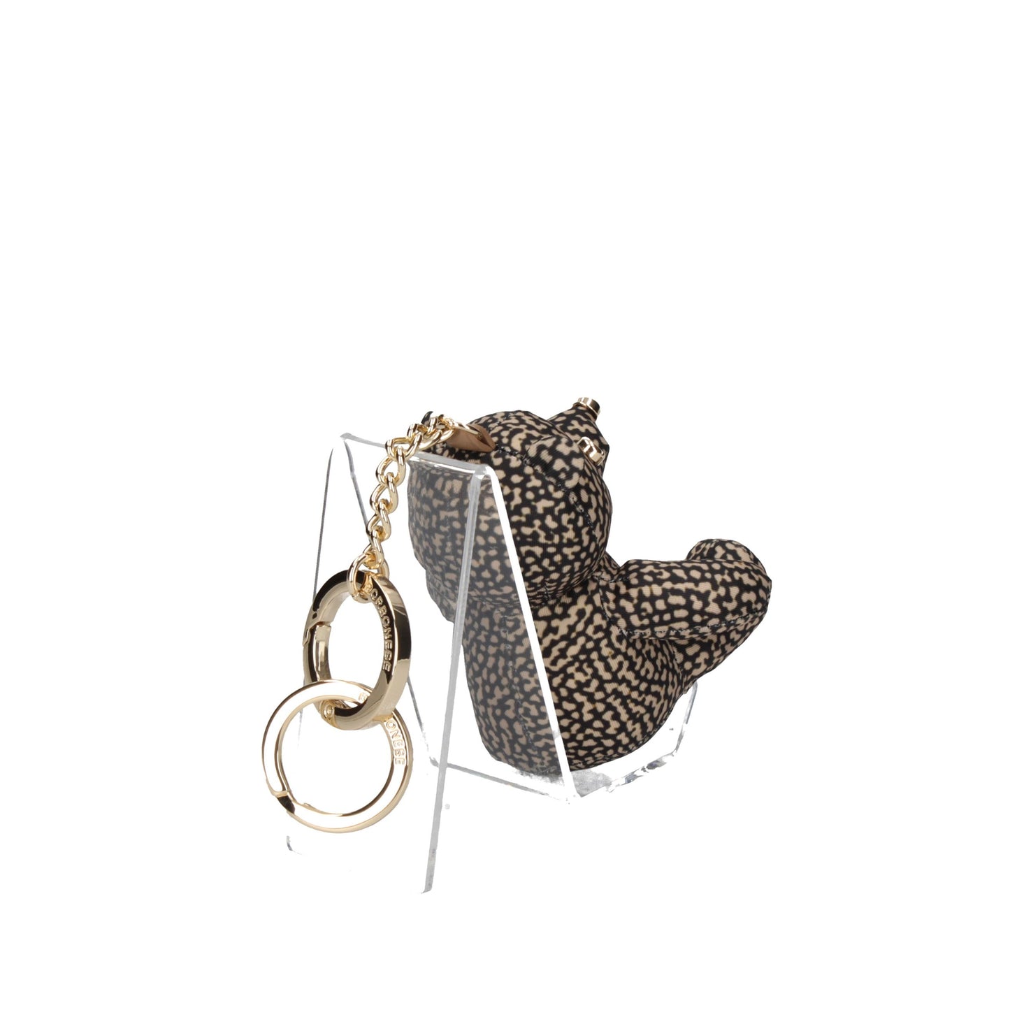 BORBONESE Portachiavi 930028-I15 OP NAT/NERO