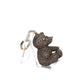 BORBONESE Portachiavi 930028-I15 OP NAT/NERO