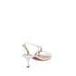 Albano Sandali bianco con tacco 5309