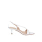Albano Sandali bianco con tacco 5309