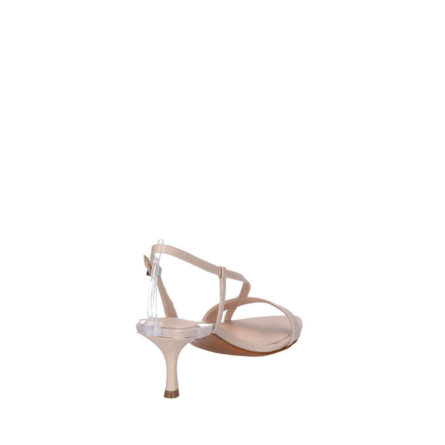 Albano Sandali beige con tacco 5309