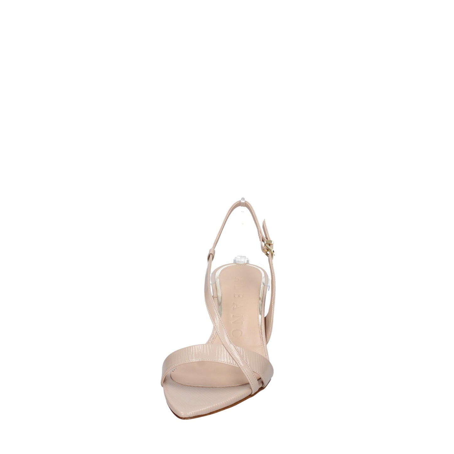 Albano Sandali beige con tacco 5309