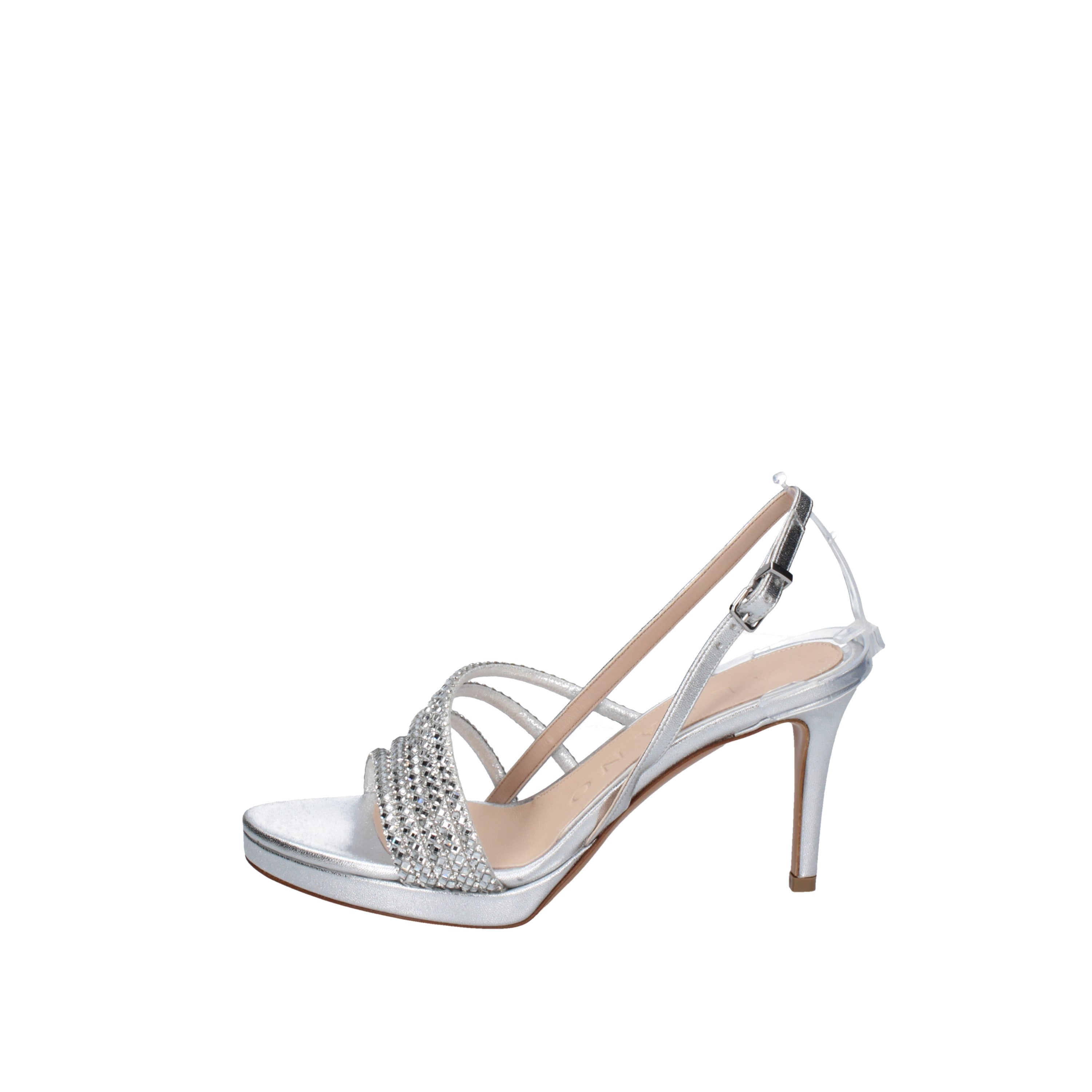 Albano Sandali argento metal strass 5345