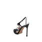 Albano Sandali nero vernice con tacco 5318