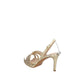 Albano Sandali platino metal strass 5345