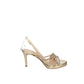 Albano Sandali platino metal strass 5345
