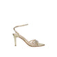 Albano Sandali platino con strass 5327