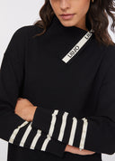 LIU JO abbigliamento TF5218MS63L NERO/BCO LATTE