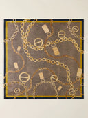 BORBONESE Sciarpe 910600580135 BLU/OP NATUR.