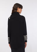 LIU JO abbigliamento TF5218MS63L NERO/B.CO LATTE