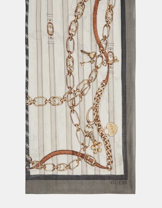 GUESS Sciarpe AW5351 VIS03 Nero