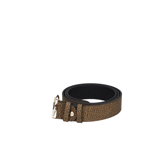 BORBONESE Cintura 901035-223 OP NAT/NERO - Borbonese