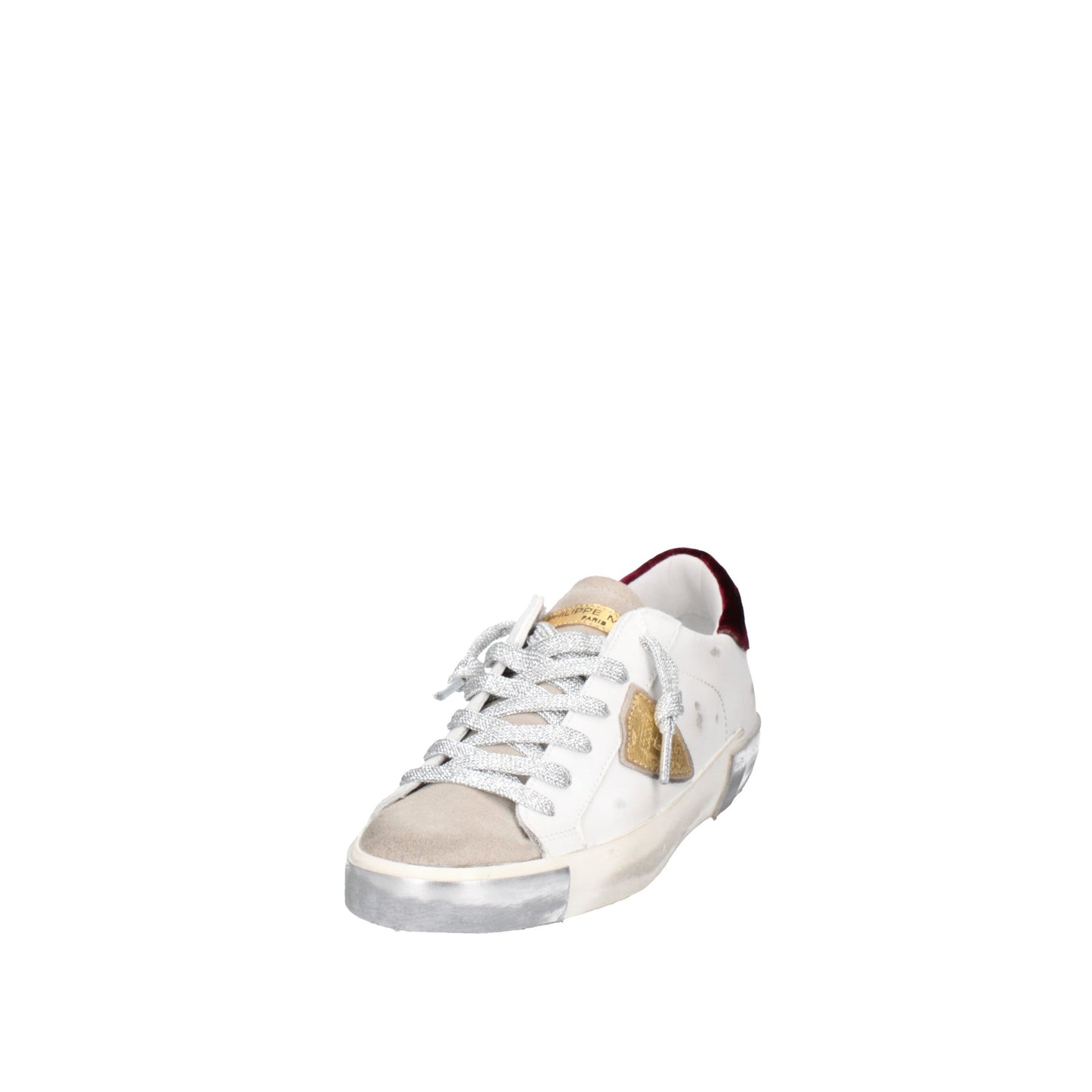 PHILIPPE MODEL Scarpe PRLD XE06 Bianco e bordeaux