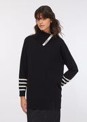 LIU JO abbigliamento TF5218MS63L NERO/BCO LATTE