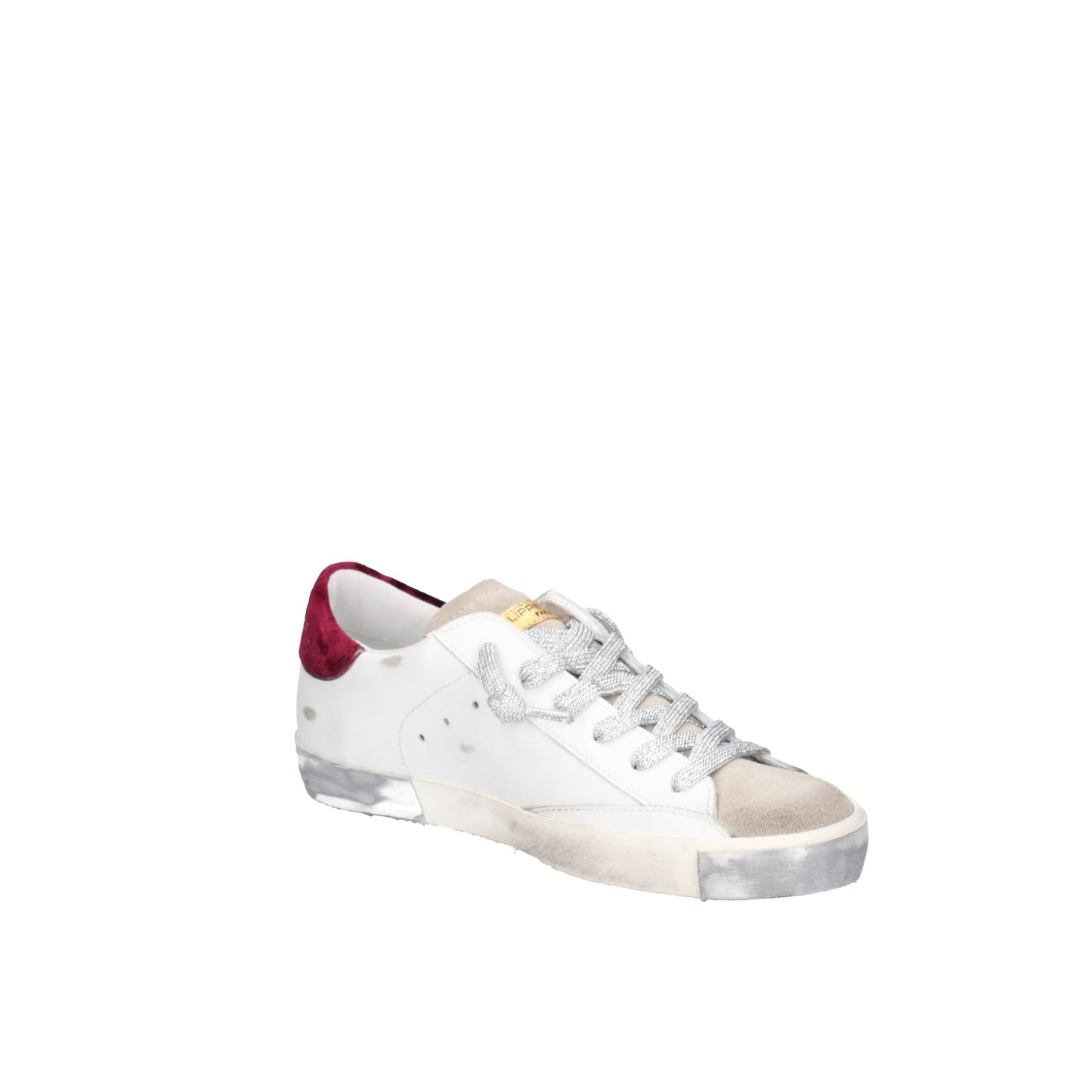 PHILIPPE MODEL Scarpe PRLD XE06 Bianco e bordeaux