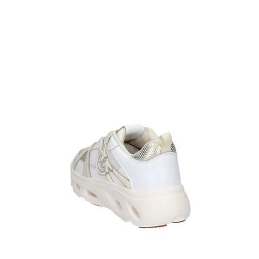 PINKO SNEAKERS SS0127E036-ZHC WHITE/LIGHT GOLD - Pinko