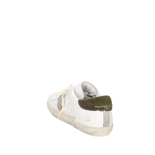 PHILIPPE MODEL Scarpe PRLU VX35 Bianco E Verde - Man