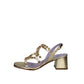 Albano Sandali metal platino 5015