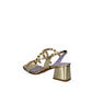 Albano Sandali metal platino 5015